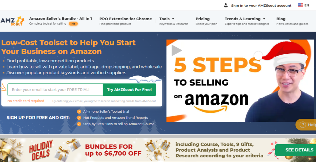 best amazon seo tool amz scout software